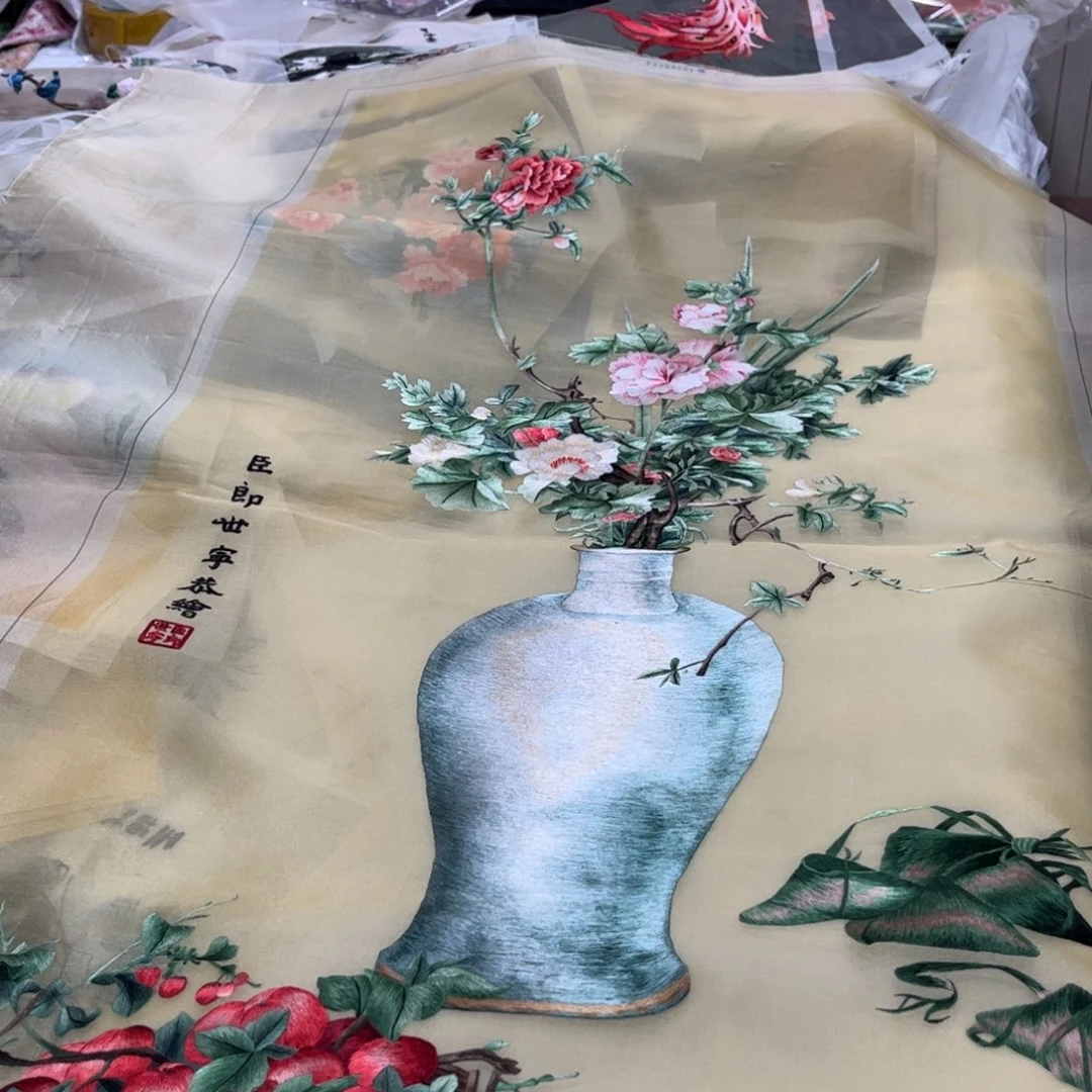 织绣蓓*诺陆老师苏绣纯手工
