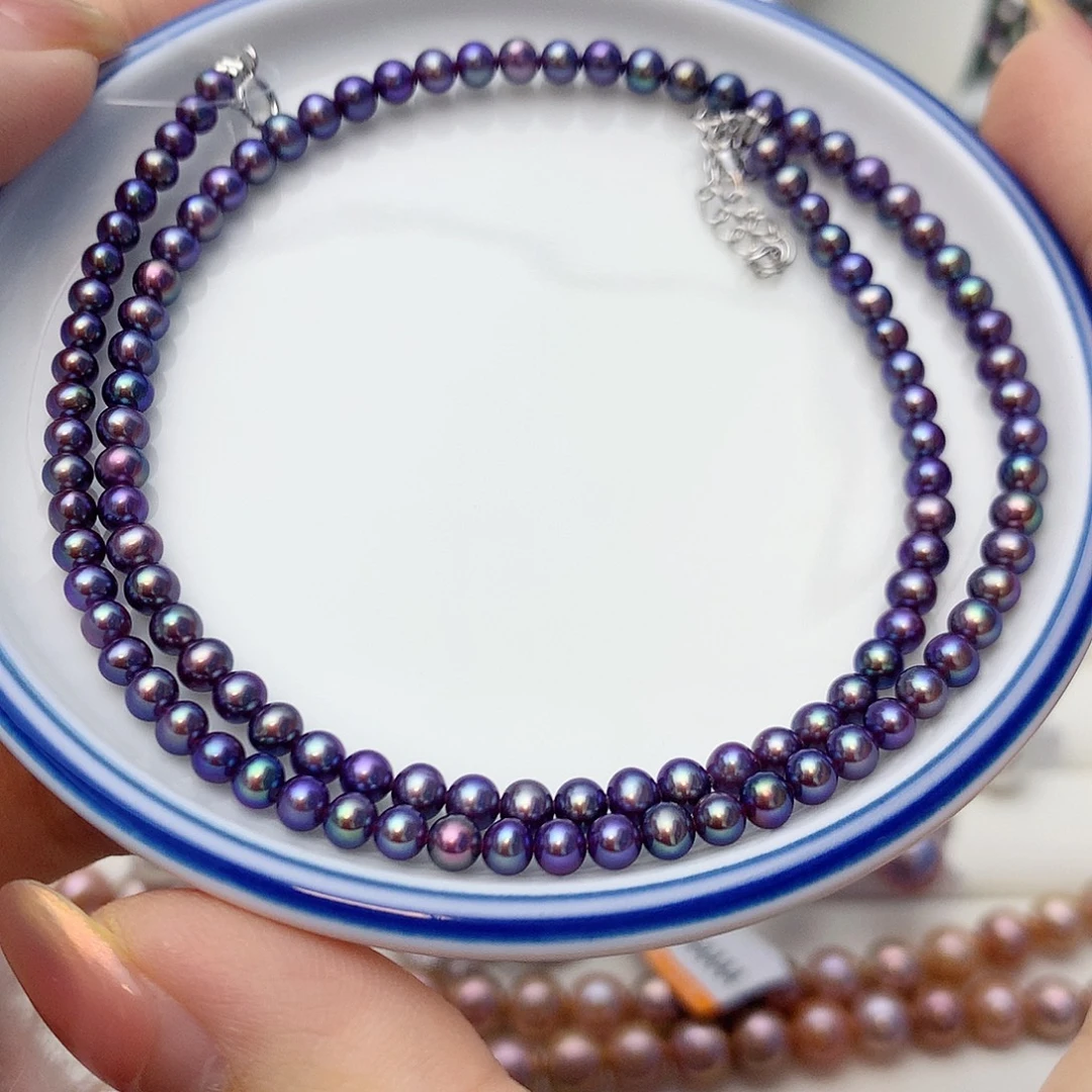 淡水珍珠未镶嵌颈饰w9