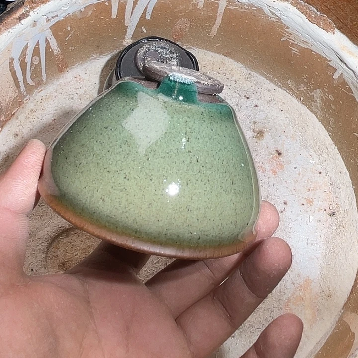 茶盏龙窑柴烧束口