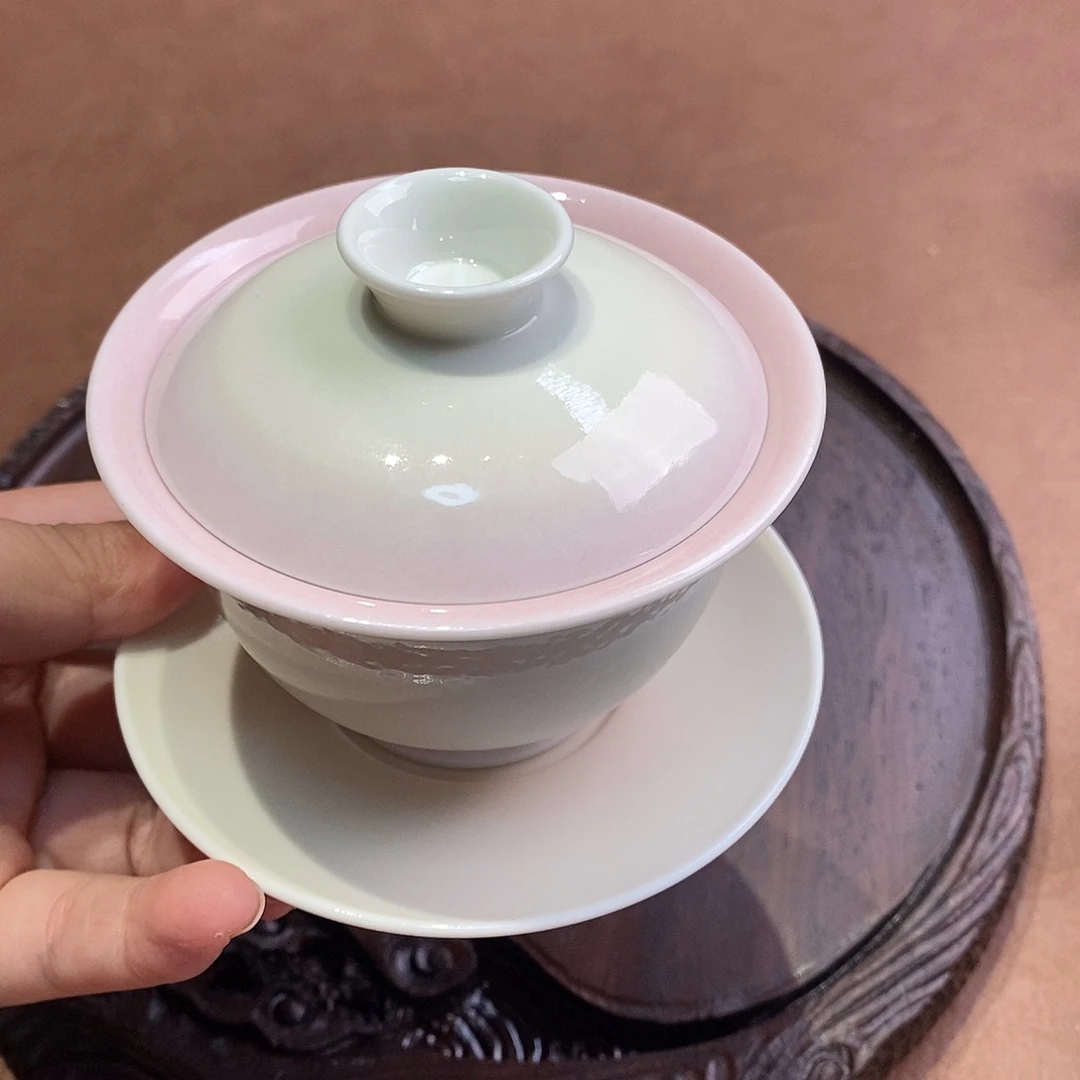 高温窑变的工艺盖碗