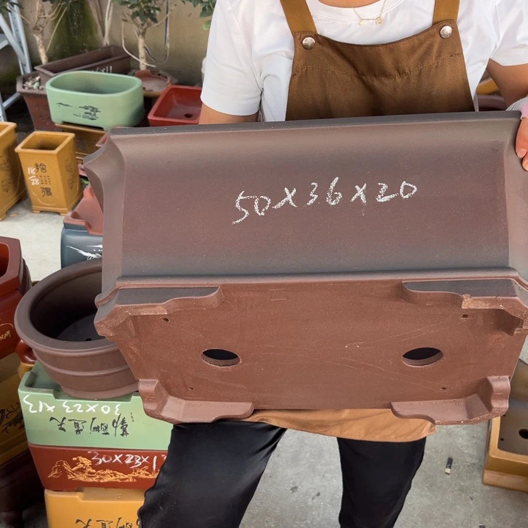 紫砂花盆盆景艺术