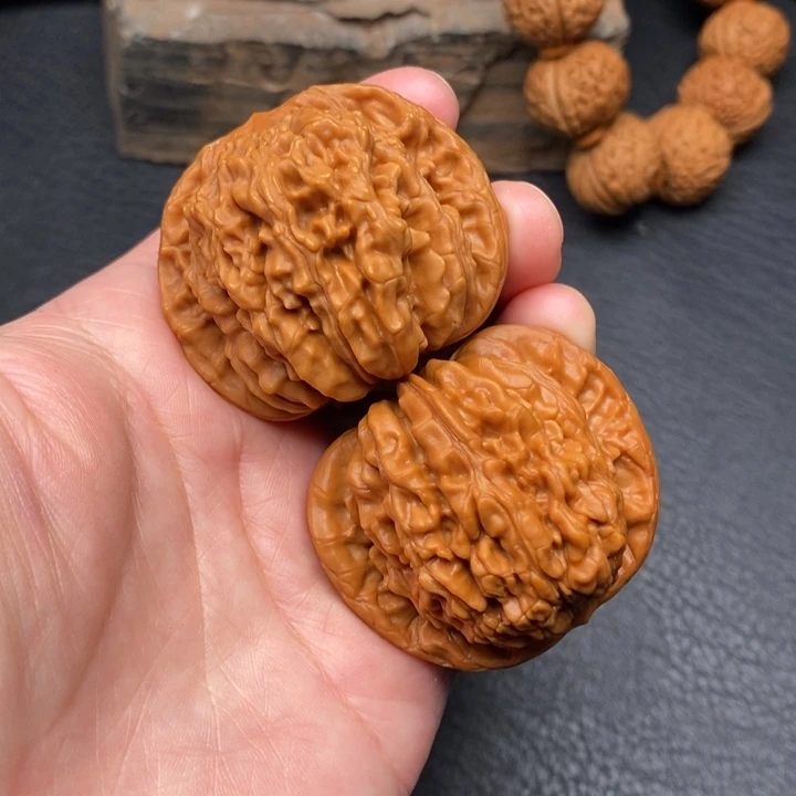 桃核把件尺寸44四座楼