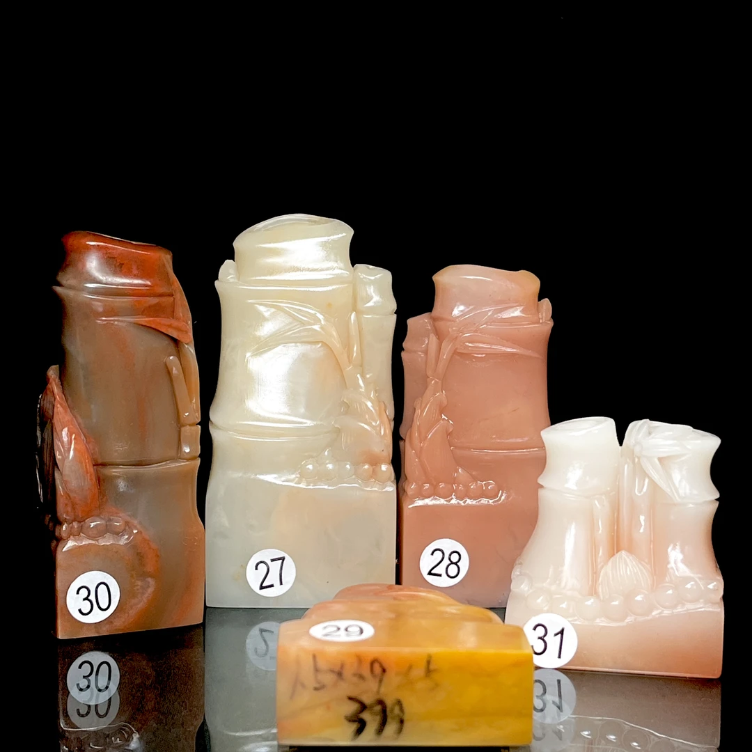 一心印社 金石篆刻 老挝 闲章 竹节1.5*3.9*5厘米