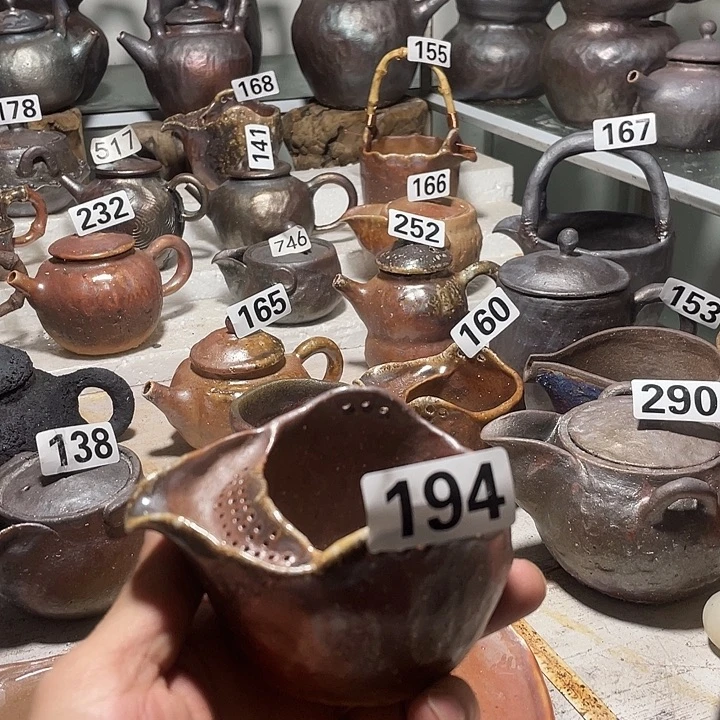 纯手工柴烧茶具精品194