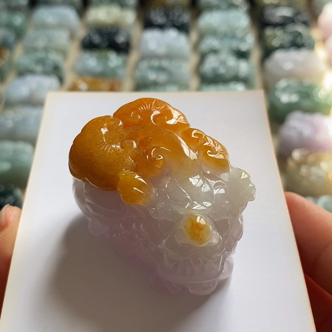 翡翠未镶嵌颈饰天然翡翠貔貅吊坠