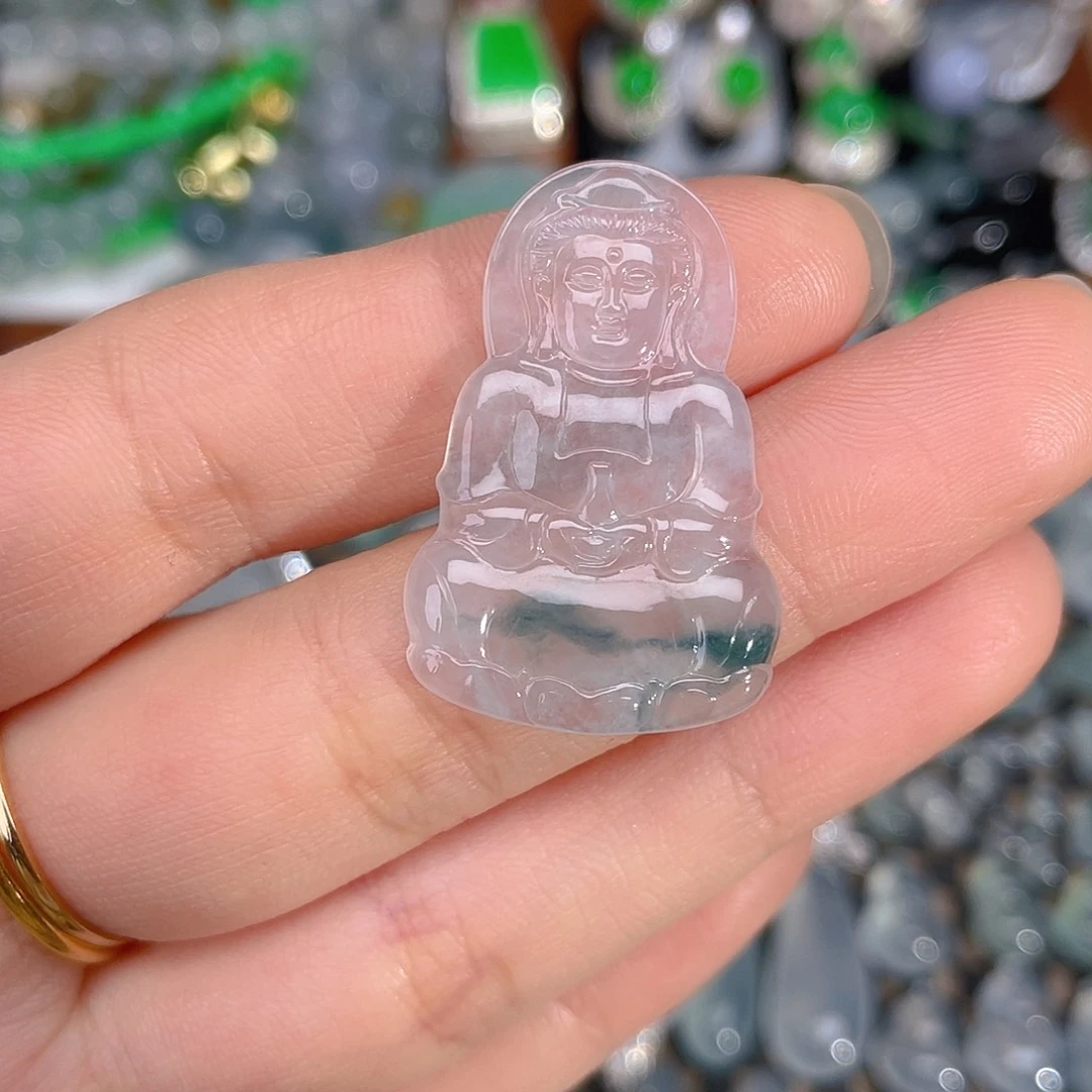 翡翠未镶嵌颈饰天然缅甸A货翡翠