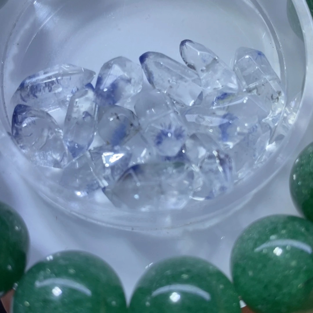 水晶手链未镶嵌一个双尖