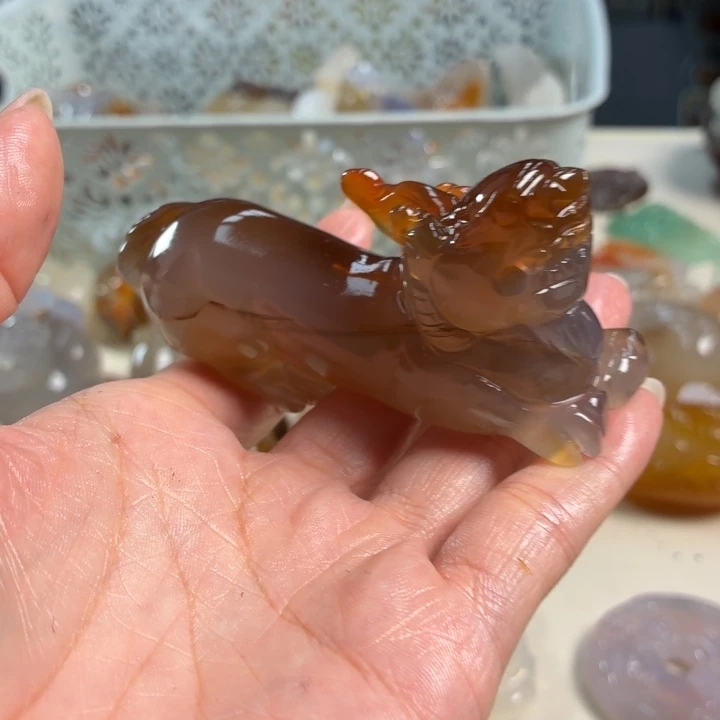 玛瑙/玉髓未镶嵌吊坠(不含链)