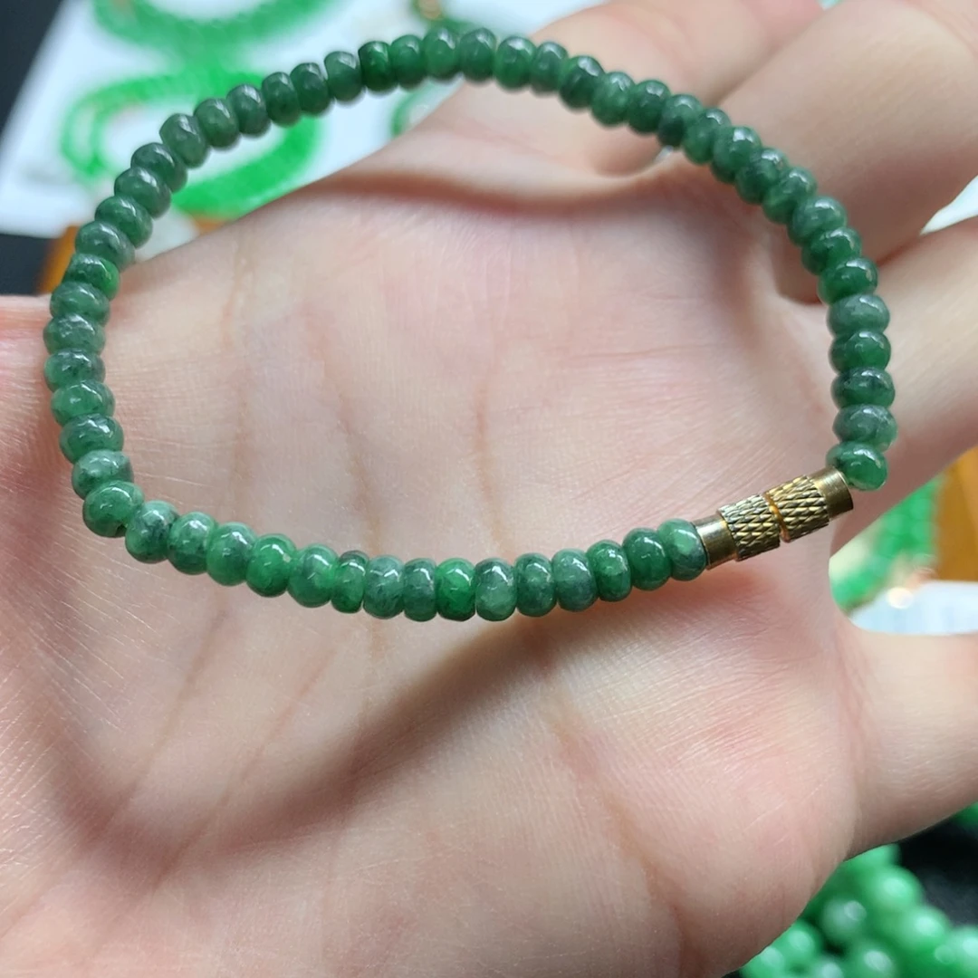 未镶嵌手链翡翠翡翠