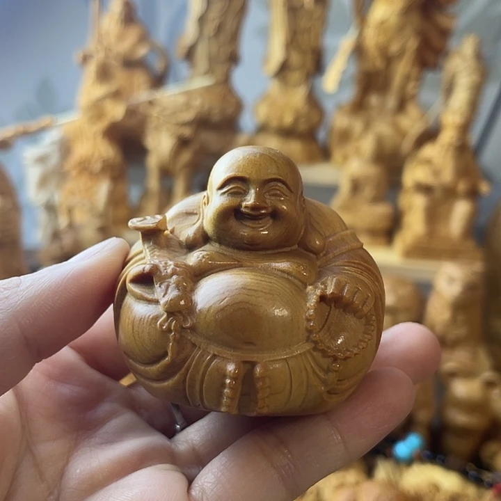 柏木（崖柏）崖柏一团和气弥勒