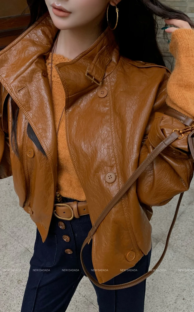 利达 NEW DADADA 韩版INS气质时尚休闲百搭修身气质外套CHM1691