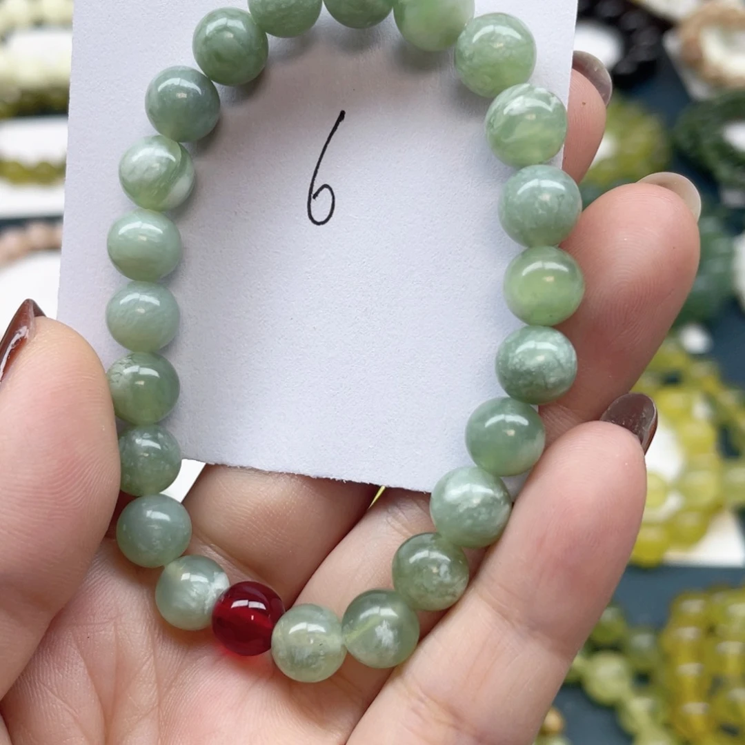 未镶嵌蛇纹石玉手串1****℃