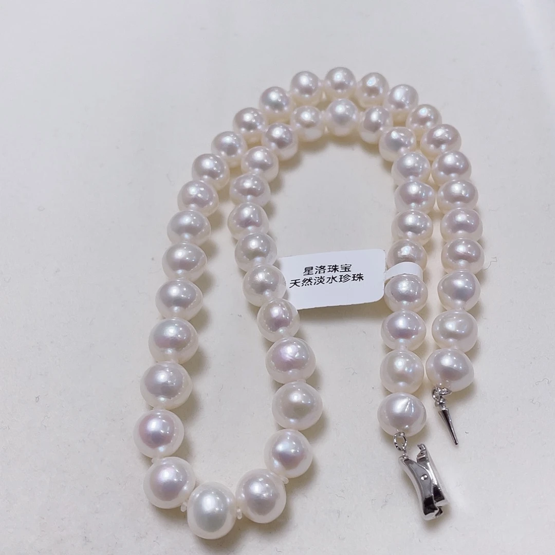 淡水珍珠颈饰银S925镶嵌