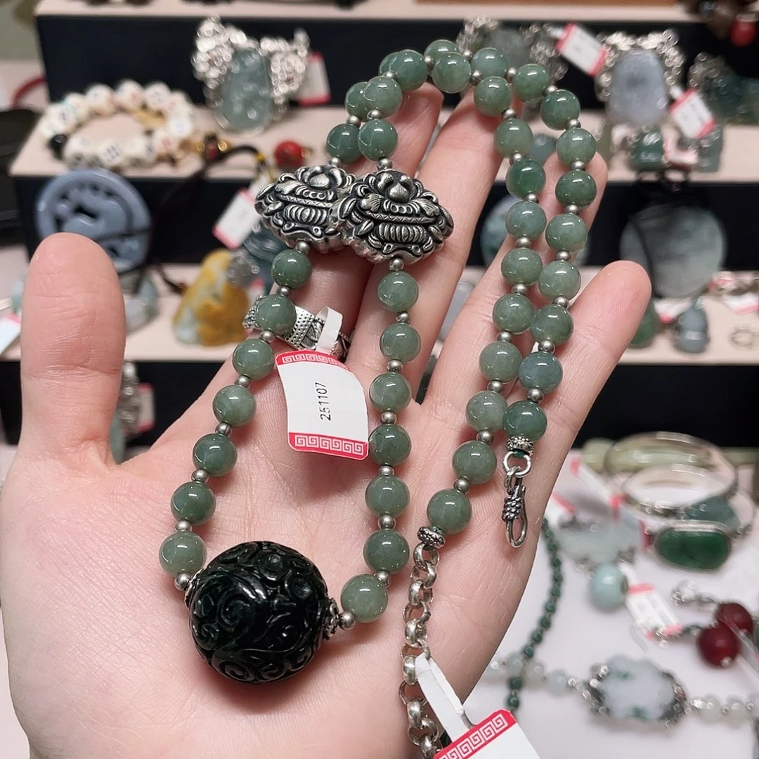 足银复古纯银项链