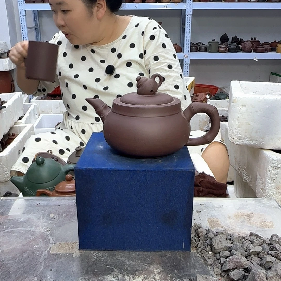 茶壶紫砂宜兴紫砂壶瑕疵处理