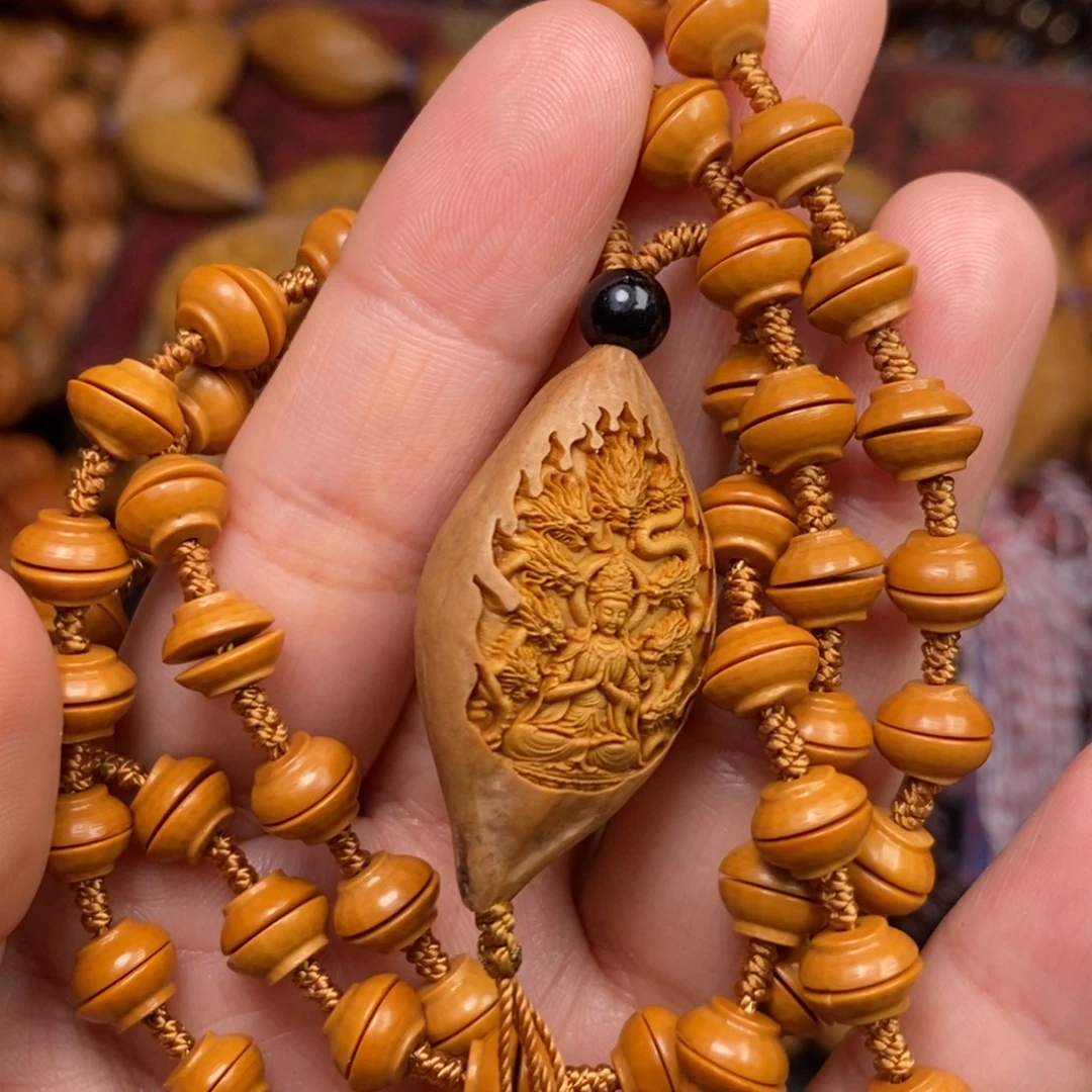 橄榄核吊坠橄榄核雕刻