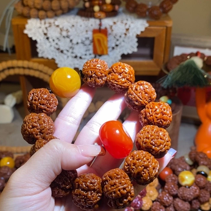 金刚菩提手串225玉华爆肉一物