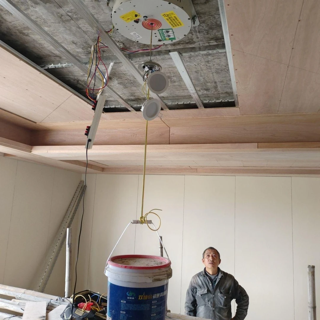 150公斤遥控全自动可旋转吊灯升降器别墅楼梯挑空复式吊灯升降机