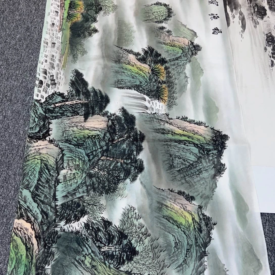 手绘作品节日快乐大漏