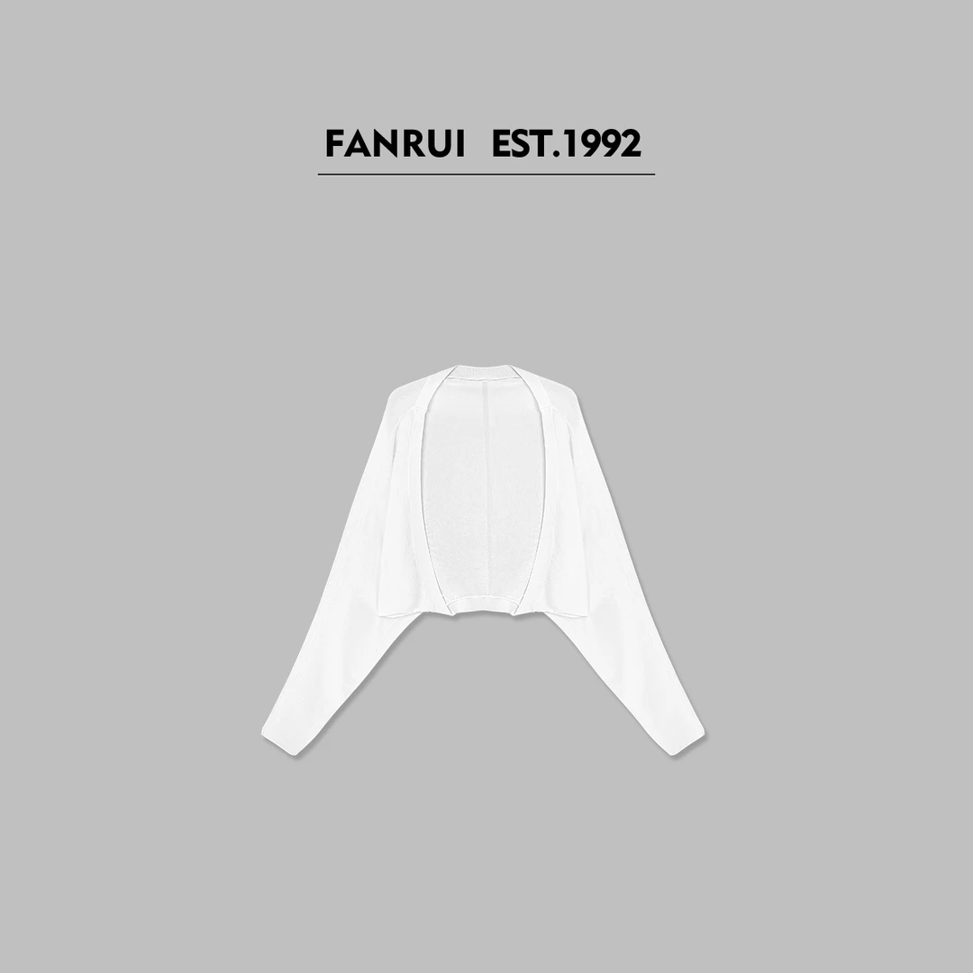 FANRUI/泛芮「月光水晶」莱赛尔时髦洋气防晒针织开衫B15843