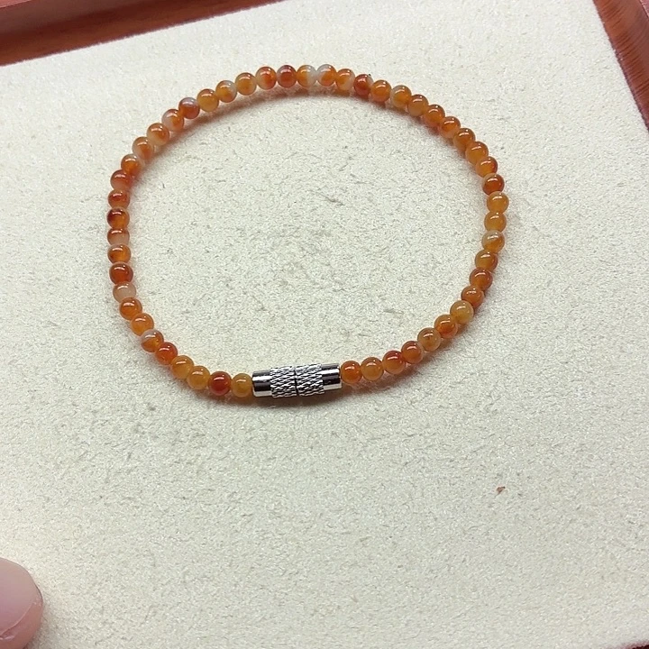 翡翠未镶嵌手链天然缅甸翡翠A货 卡3.5