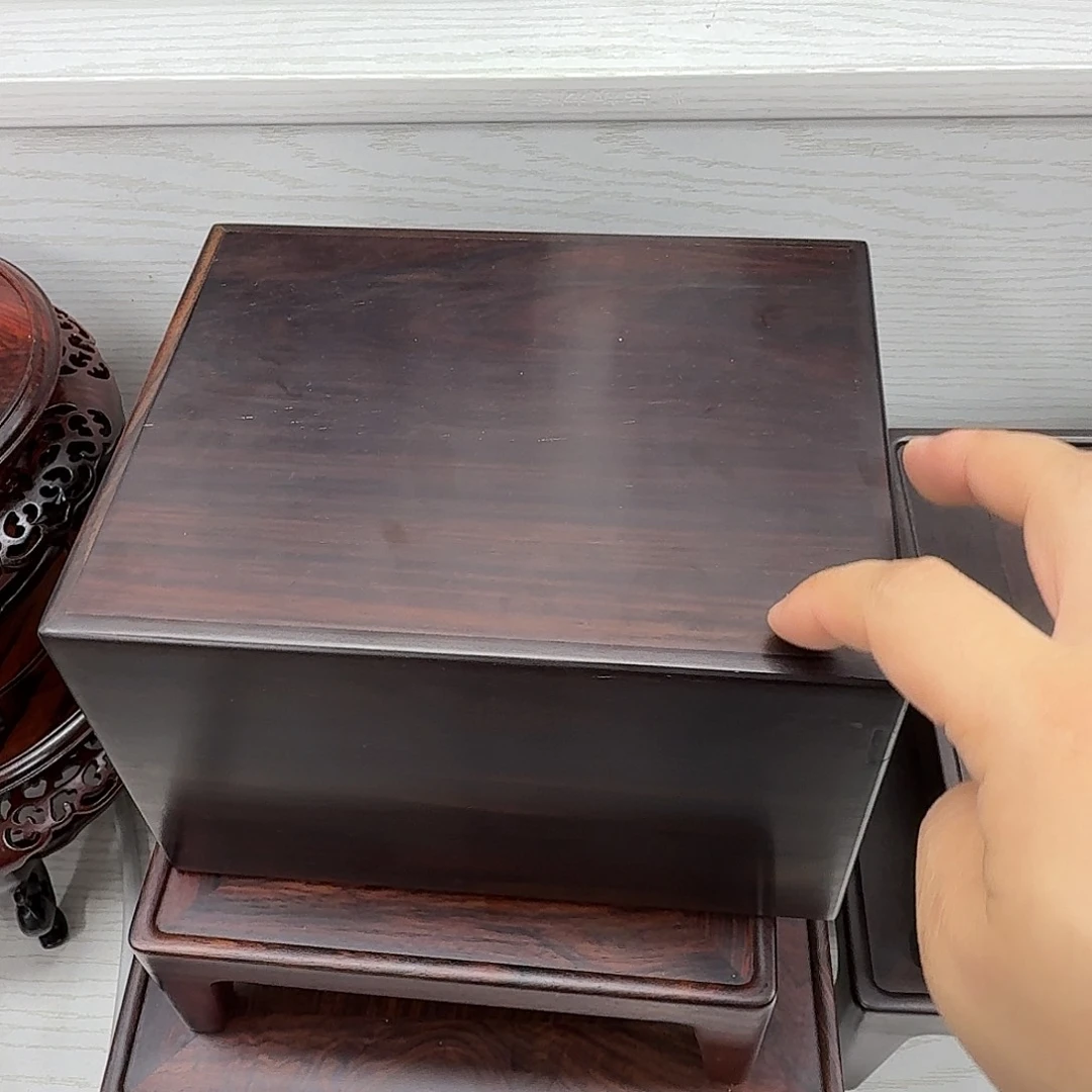 木大叶紫檀长20公分机关盒