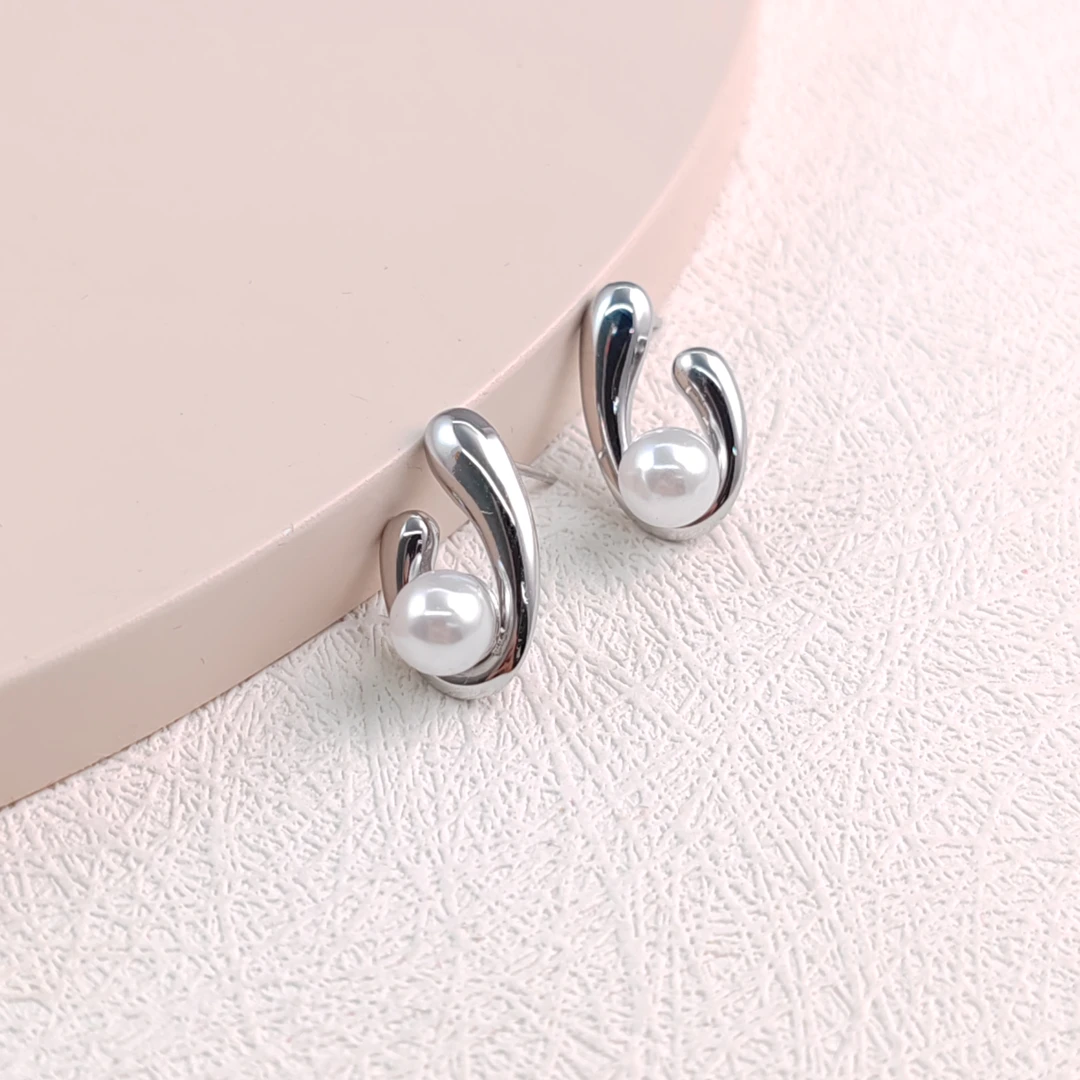 XUPING/旭平首饰 不锈钢仿珍珠耳饰 年终狂欢耳钉 GDM T001074370