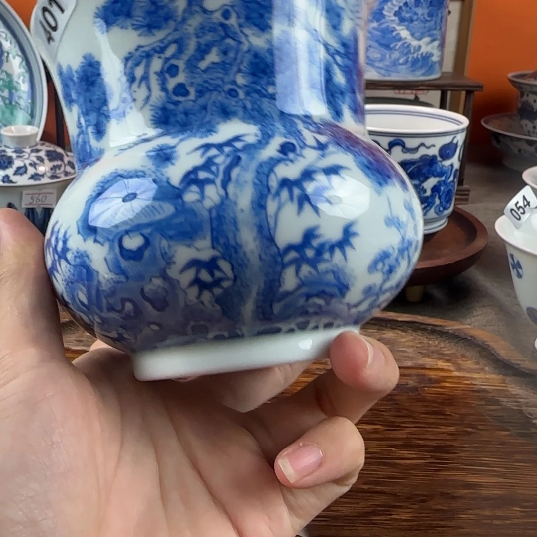 瓷片景德镇手绘青花茶器401