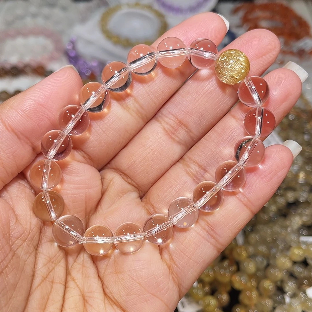 手串未镶嵌水晶白水晶8m