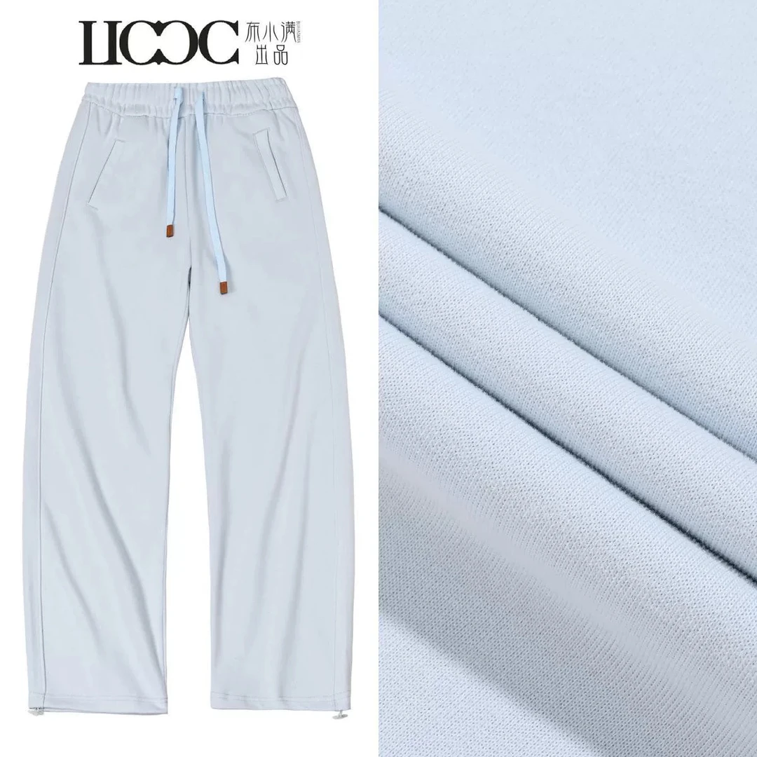 轻云裤2025春高定清新马卡龙美式复古休闲束脚