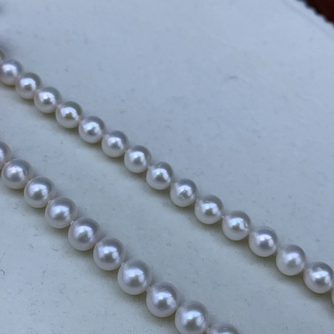 淡水珍珠颈饰银S925镶嵌➕7.8