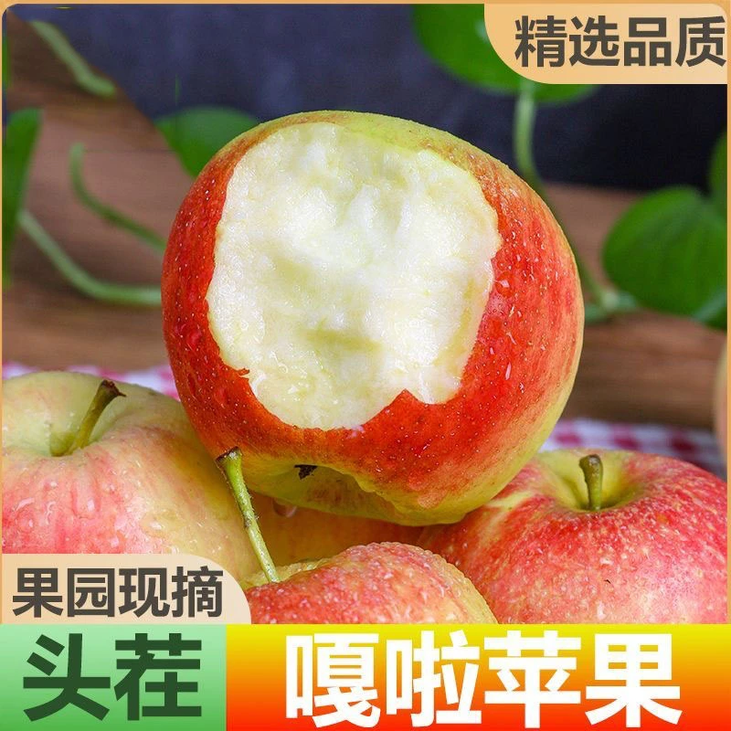 嘎啦苹果片红云南马龙产地发货25年新果脆甜新鲜水果孕妇水果现摘