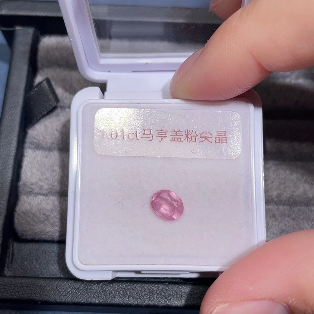 尖晶石裸石1.01ct马亨盖粉尖晶樱花粉 特价