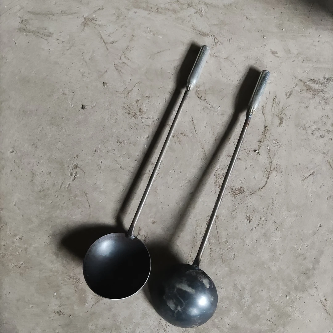 直播间铁勺一对有瑕疵正常使用
