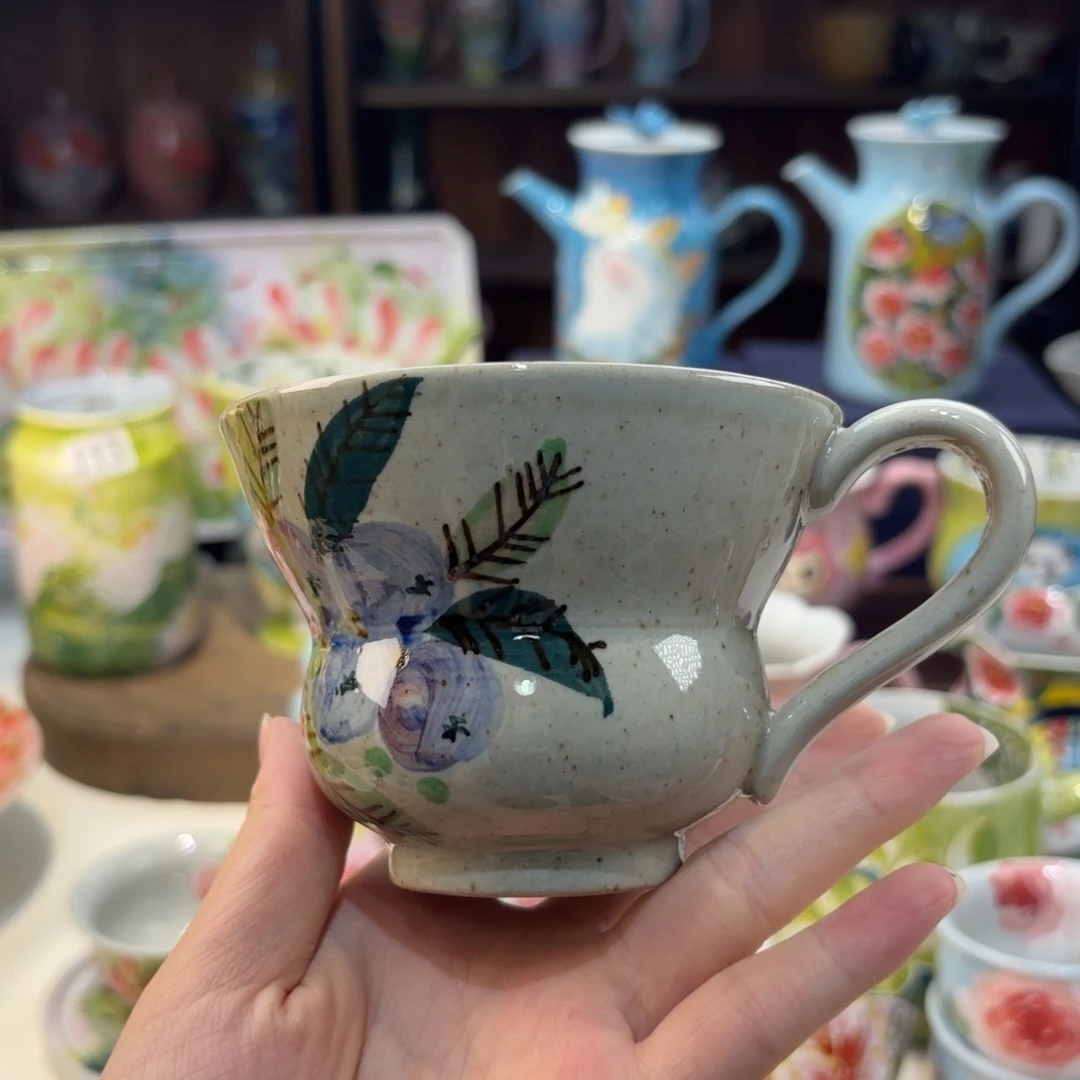 景德镇手绘高温釉下彩陶瓷茶具