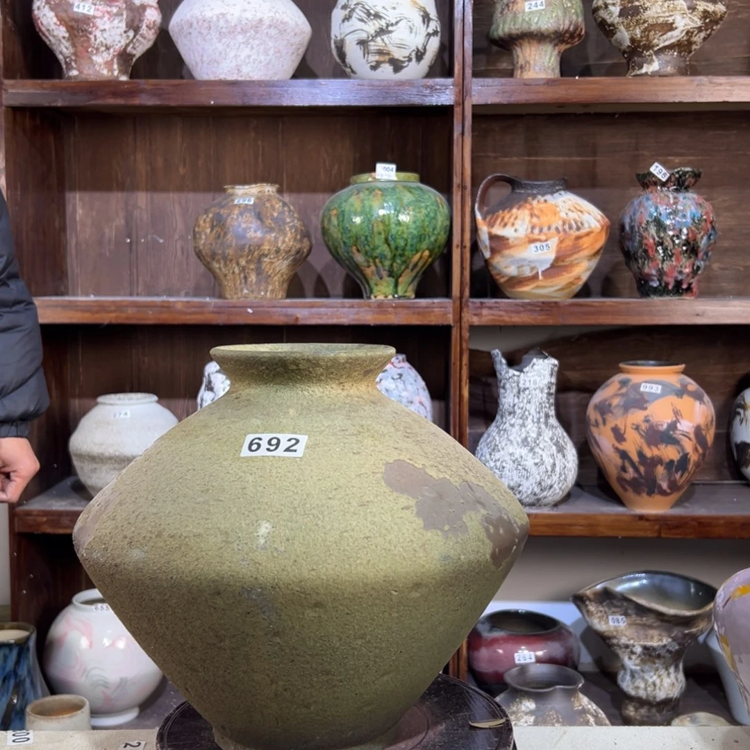 摆件692华庭街上釉面条