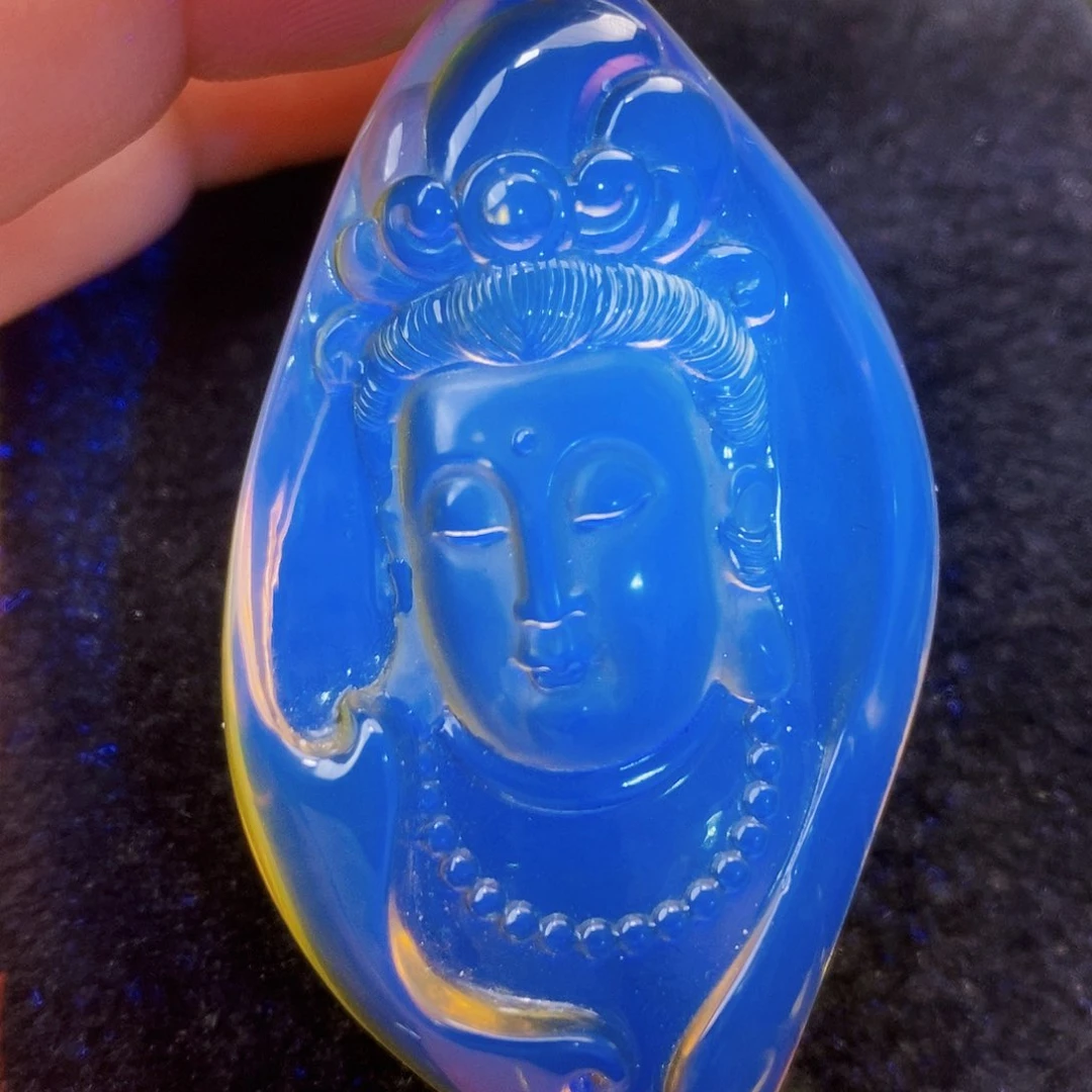 【闪购商品】蓝珀吊坠(不含链)未镶嵌