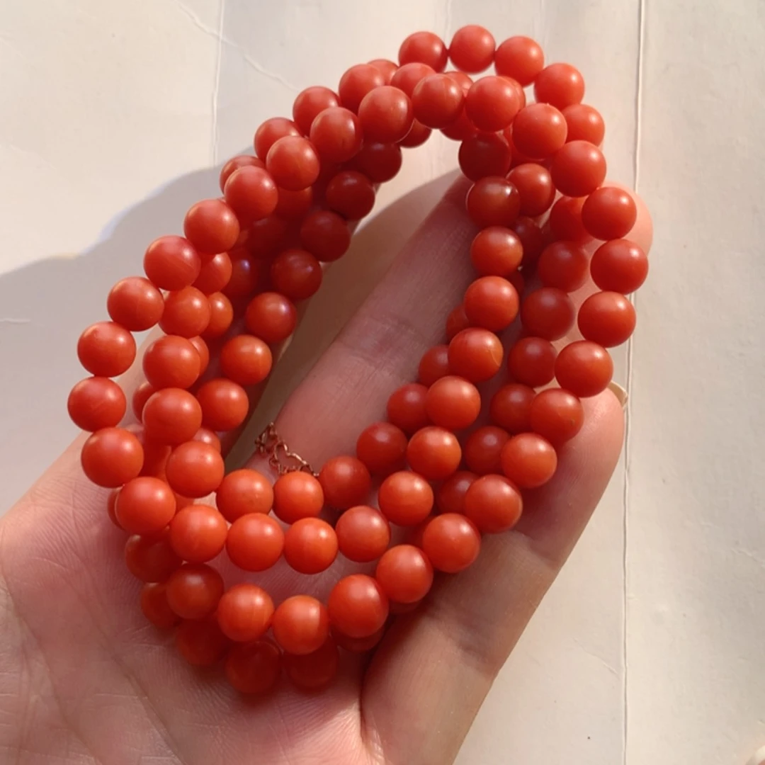 【闪购商品】南红玛瑙手串未镶嵌南红手串多圈