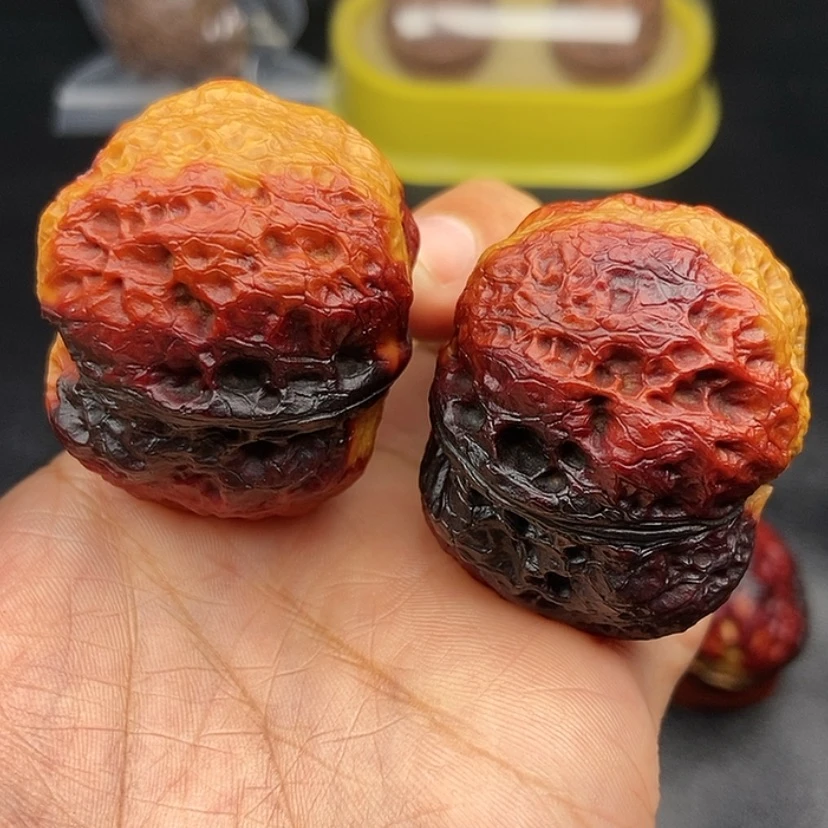 【闪购商品】把件文玩核桃43尺肥蟾