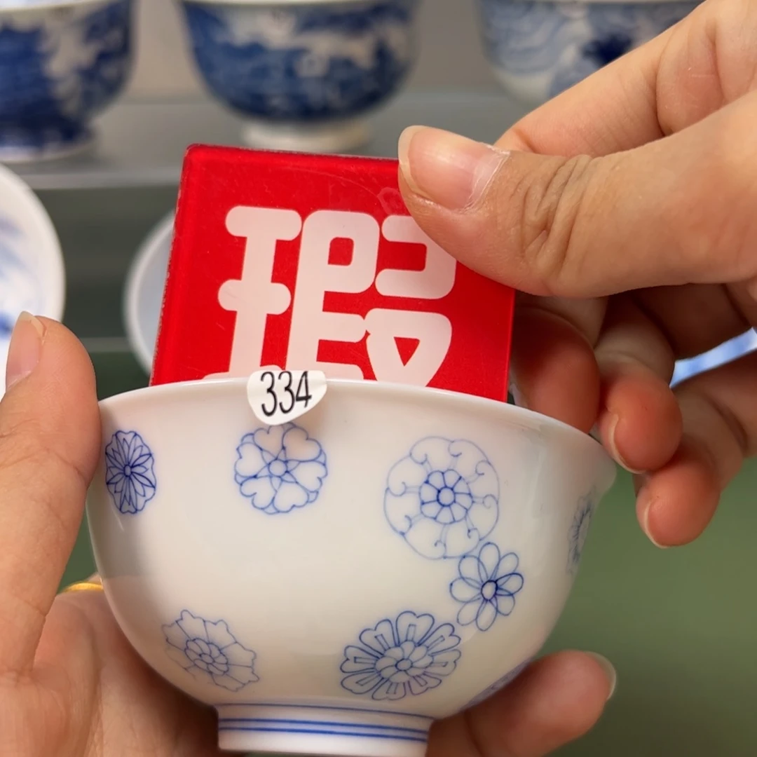 杯木木景德镇纯手绘茶具334