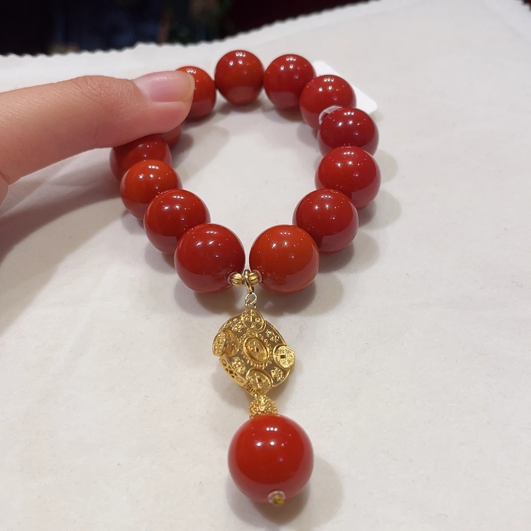 南红玛瑙未镶嵌手串