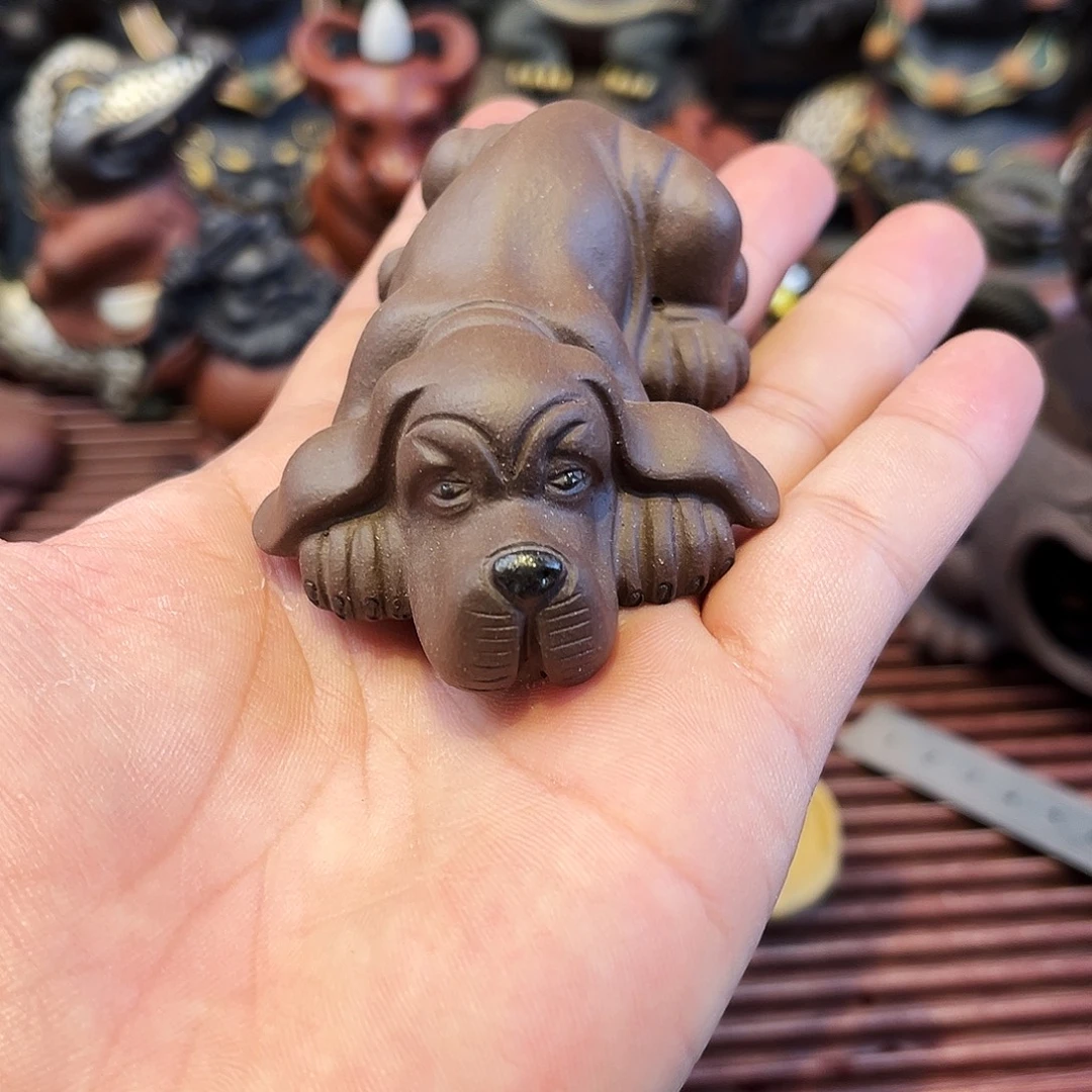 茶杯紫砂高端紫砂主人杯雕塑