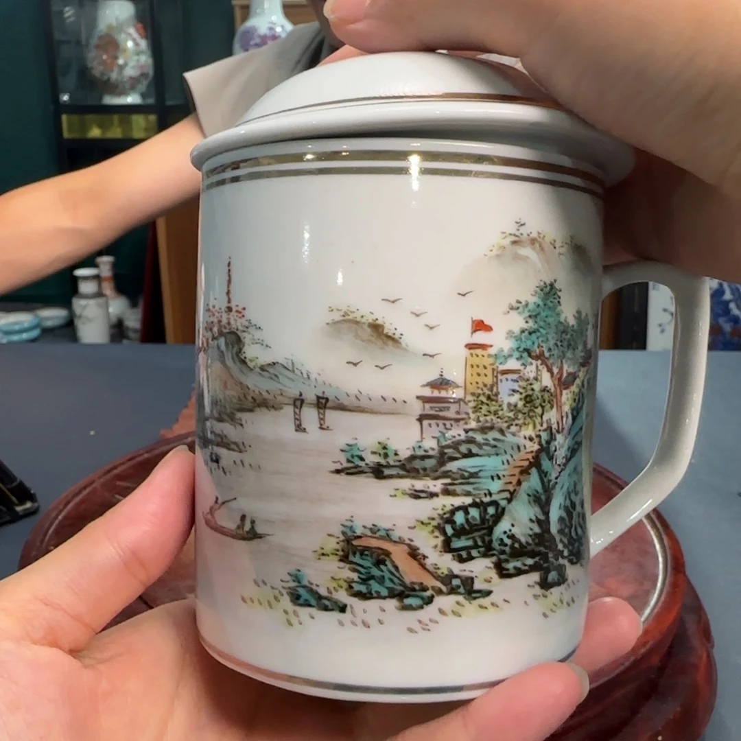 摆件景德镇陶瓷好好好