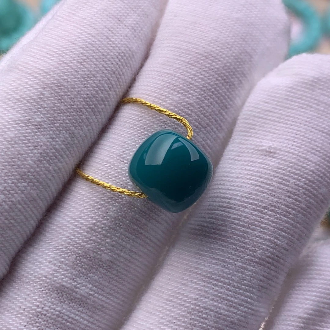 绿松石未镶嵌珠宝奇石9.7尺寸