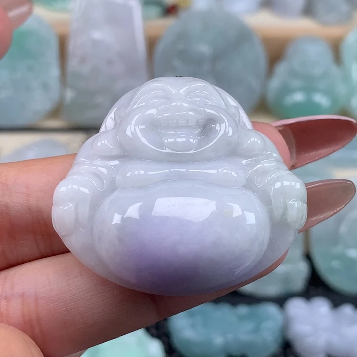 颈饰未镶嵌翡翠佛公