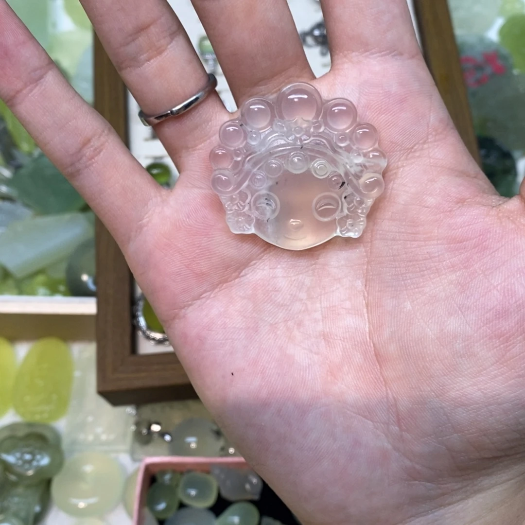 岫玉未镶嵌吊坠(不含链)