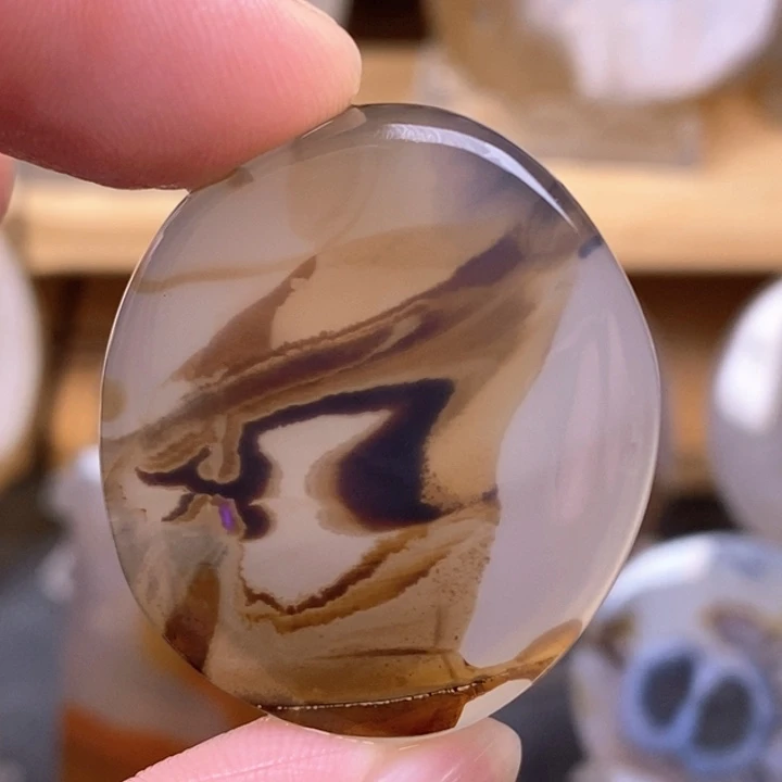 玛瑙/玉髓吊坠(不含链)未镶嵌