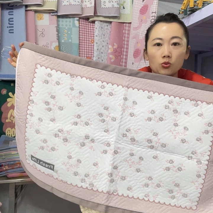 棉特价咖色碎花纯棉