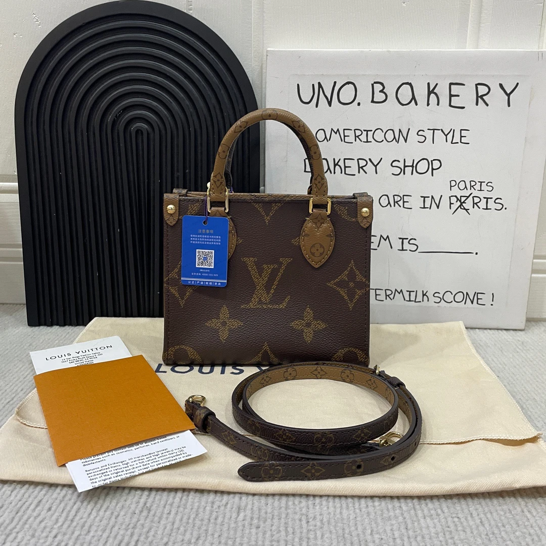 未使用 LouisVuitton/路易威登 老花onthego bb/6期 拆单