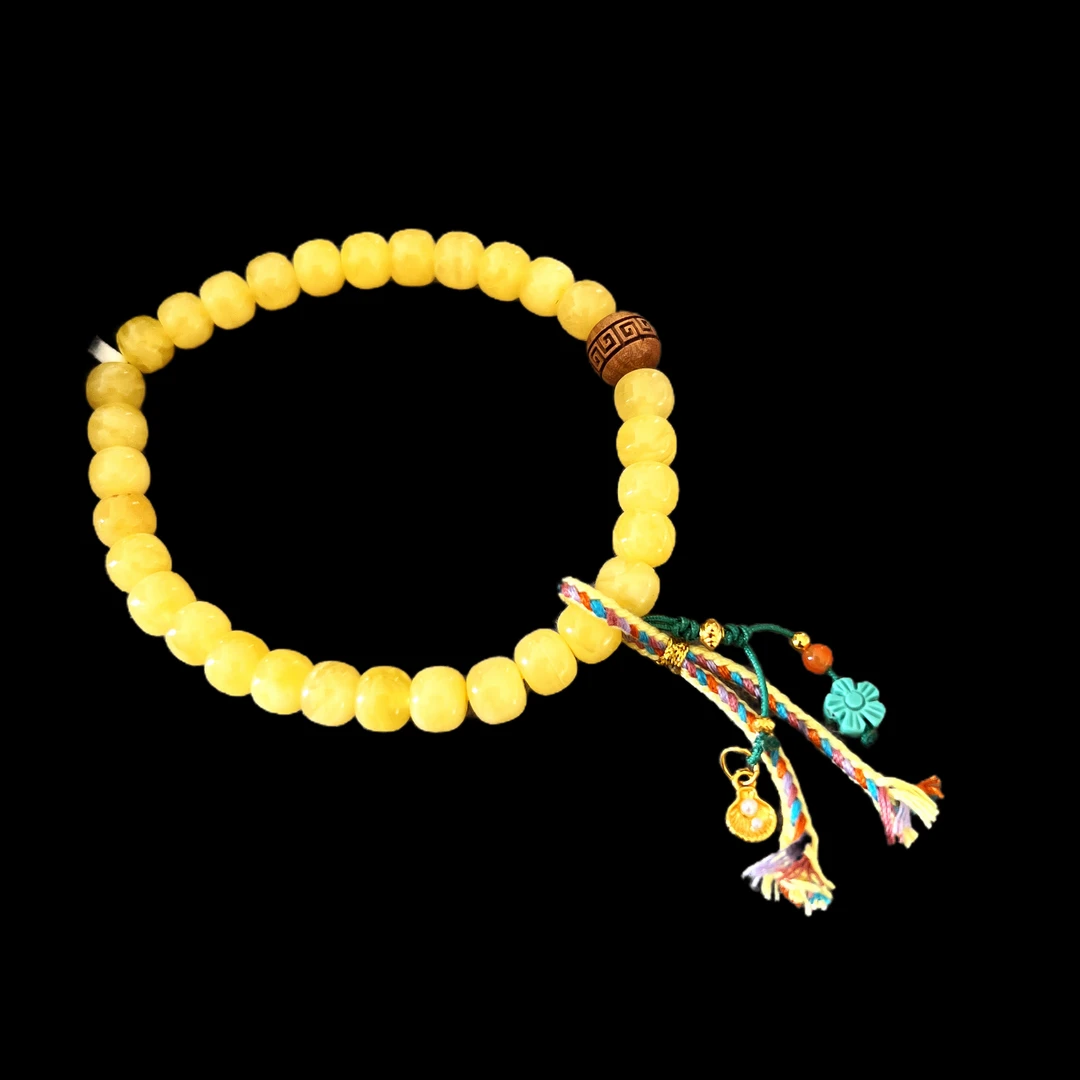 V7607蜜蜡手串孤品